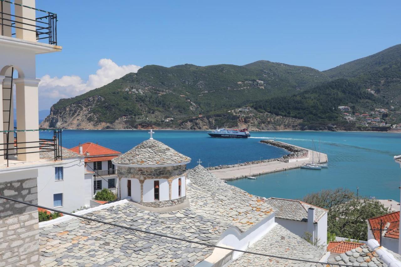 Skopelos House In Castle Panormos  Exterior photo